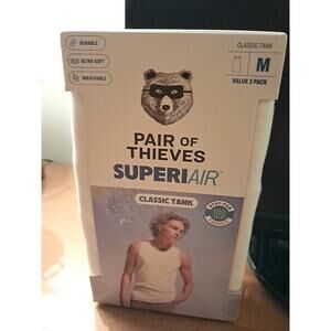 Pair Of Thieves Classic Tank White Size Medium